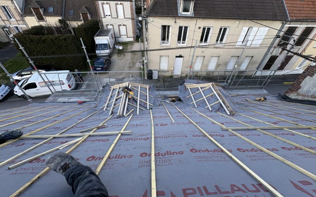 Rénovation toiture ancienne Maison Romilly sur Seine